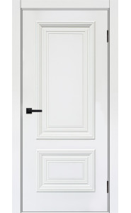 Дверь Багет 2 Белая эмаль ДГ