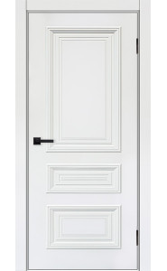 Дверь Багет 3 Белая эмаль ДГ