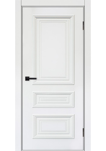 Дверь Багет 3 Белая эмаль ДГ Дверь Багет 3 Белая эмаль ДГ